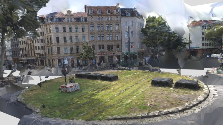 Kreisverkehr Chlodwigplatz 3D Model
