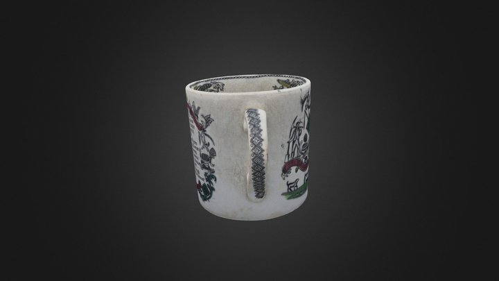 19th Century Harvest Mug 3D Model