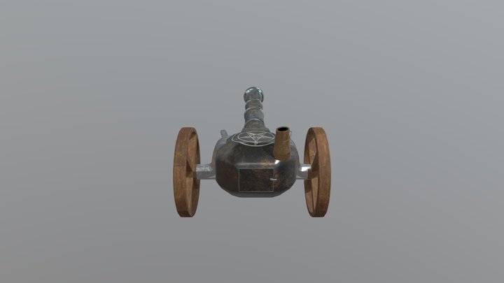 1700's tank 3D Model