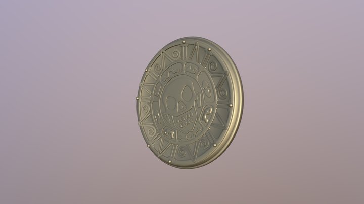 COIN PIRATES OF THE CARIBBEAN 3D Model