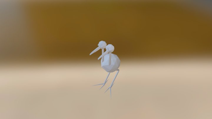 Doduo-low-poly-remake-2 3D Model