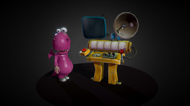 Time Machine 3D Model