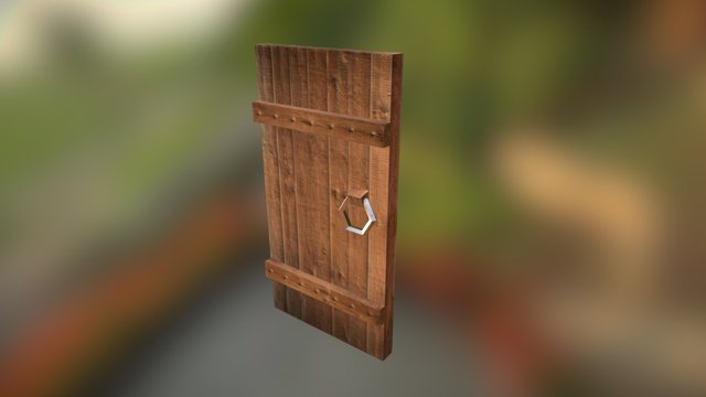 Lowpoly Door (Дверь) 3D Model