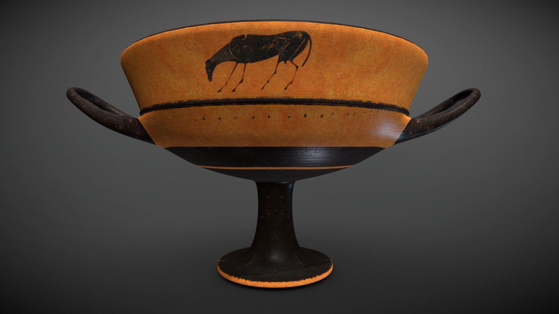 Kylix Attic Black-Figure (ANU Classics Museum)