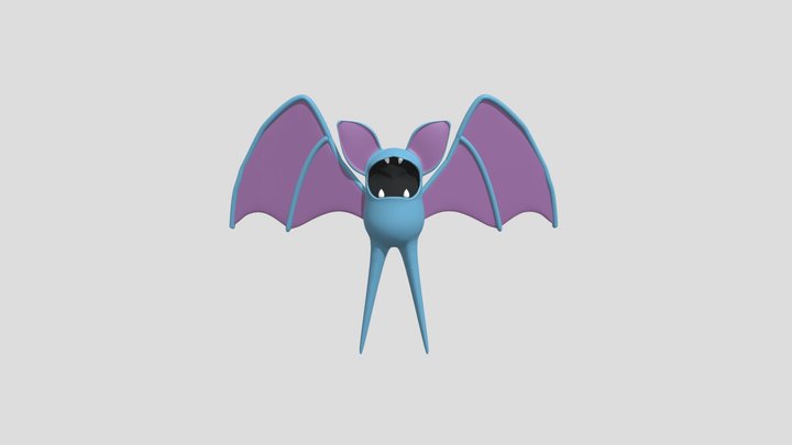 Zubat 3D Model