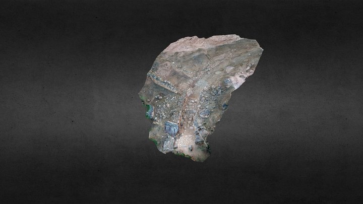 Porta meridional del jaciment de Burriac 3D Model