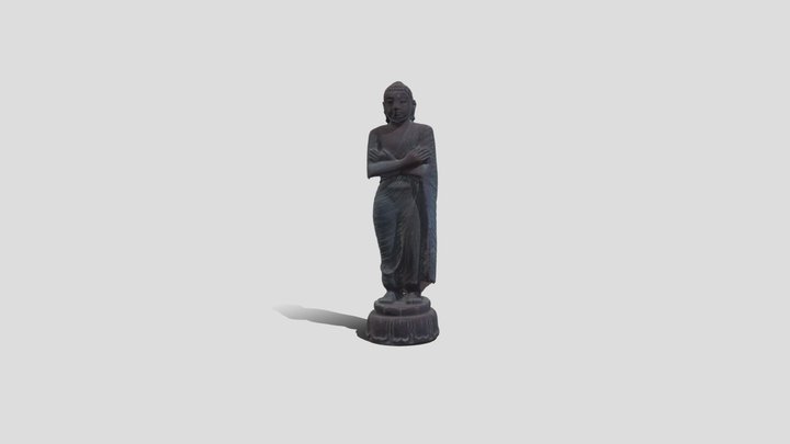 SL Statue glb embedtest 3D Model