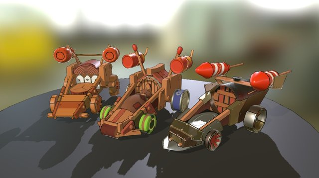 Gravity Karts 3D Model