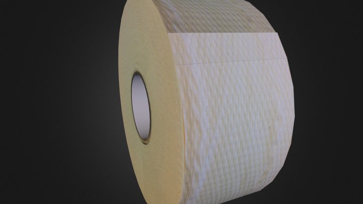 Toilet roll 3D Model
