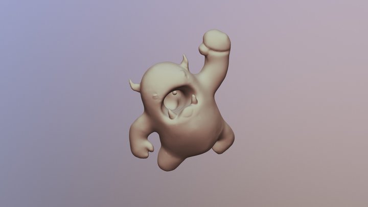 Melvin Sculpt Exercise 3D Model