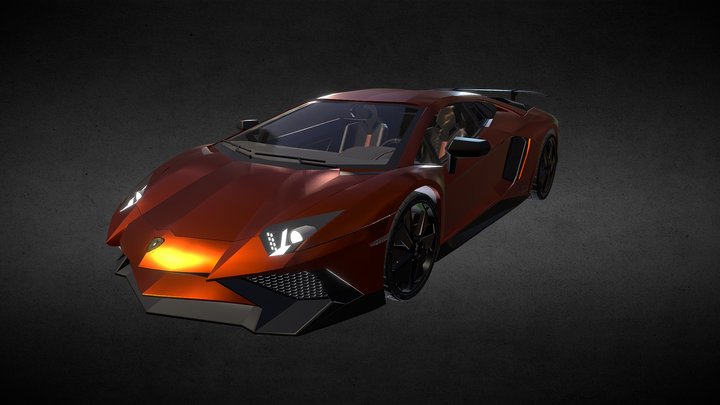 Lamborghini Aventador SV 3D Model