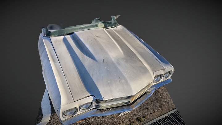 1970 ElCamino Front 3D Model