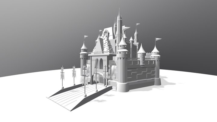 Disney's Cinderella Castle 3D Model