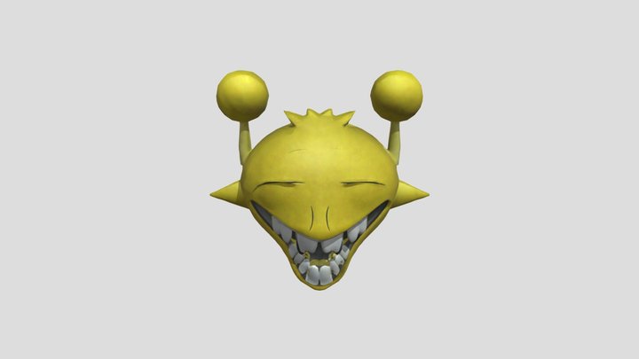Simon Horror Face Sprunki 3D Model