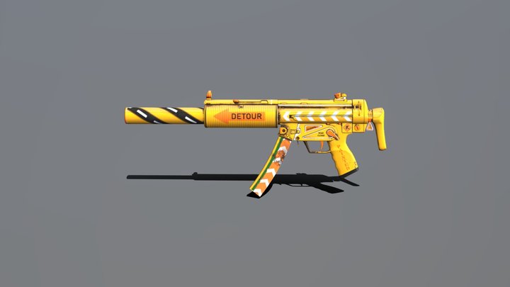 mp5sd_roadworks 3D Model