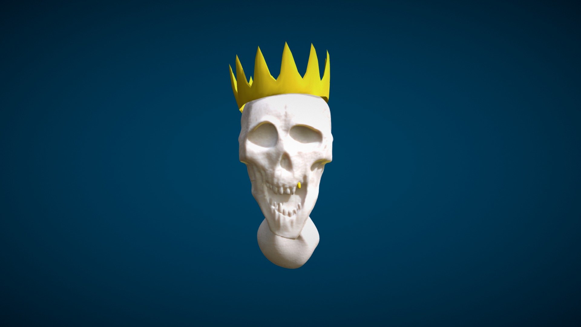 scull crown fun - 3D model by space1213 [80a7be3] - Sketchfab