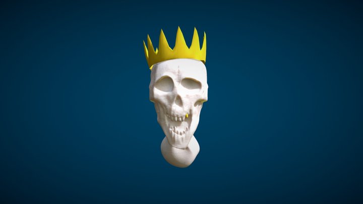 scull crown fun 3D Model