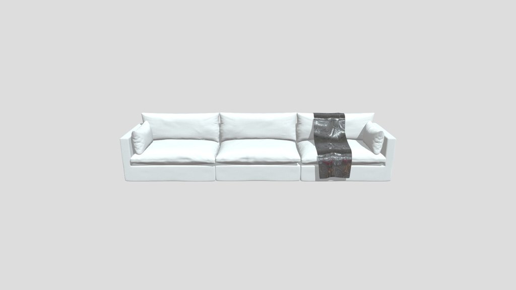 Unwind 3 Piece Slipcovered Sectional