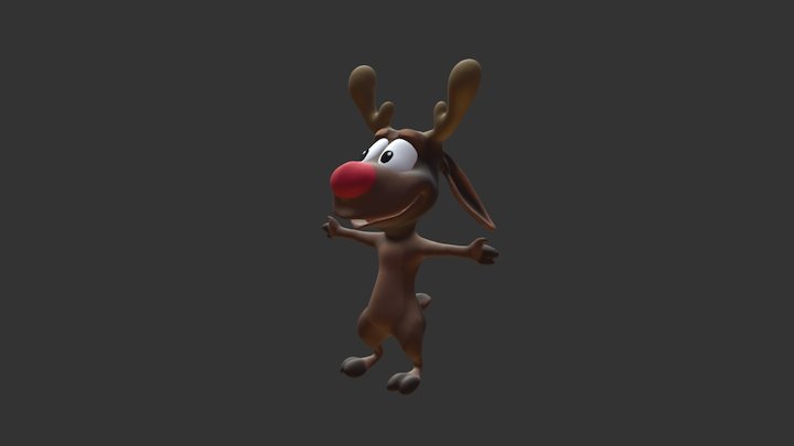 Mr Reindeer 3D Model
