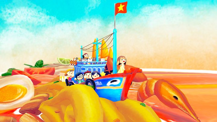 Vietnam - Kingdom of noodles 3D Model