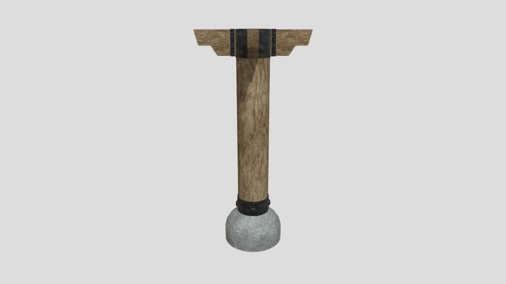 Obel Building Pillar Support 3D Model