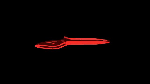 Pizza Cutter Handle 3D Model