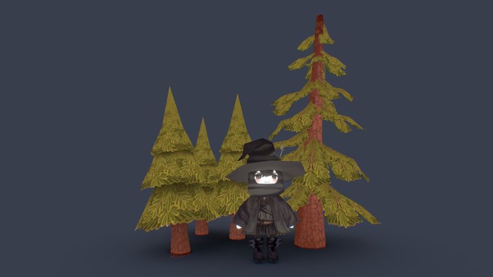 lowpoly scene 3D Model