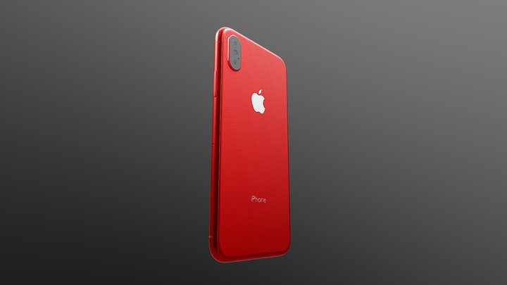 iPhone X - original Apple dimensions 3D Model
