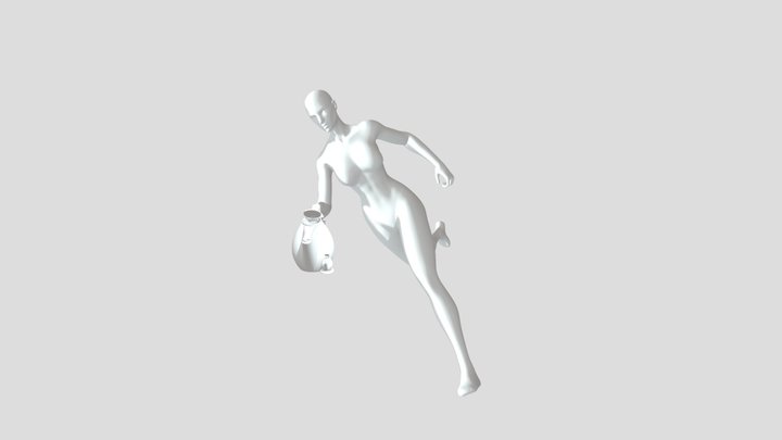 Chaynik C Rukoy V1 3D Model