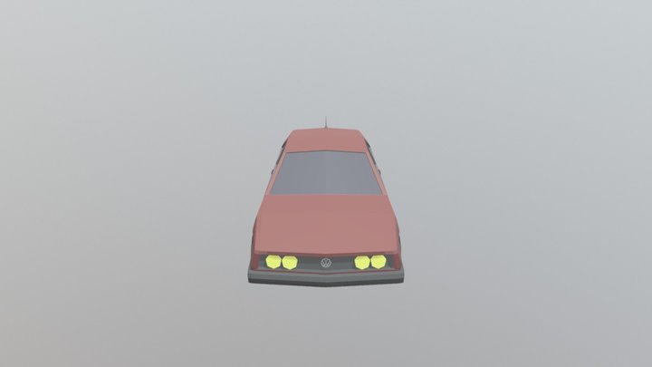 volkswagen low poly 3D Model