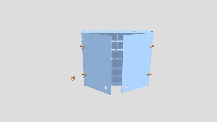 Гараж Хот вилс 3D Model