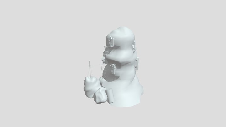 Pirate Landmass 3D Model