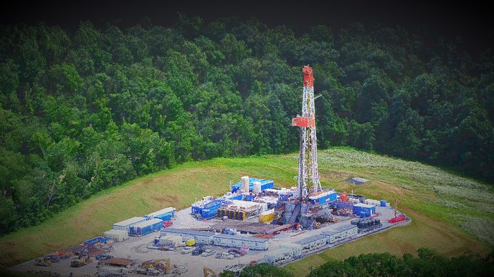 Drilling Rig Point Cloud 3D Model