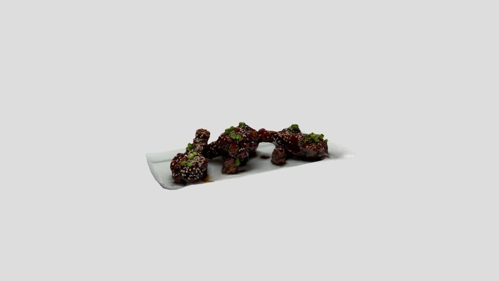 Chicken Wings 3D Model