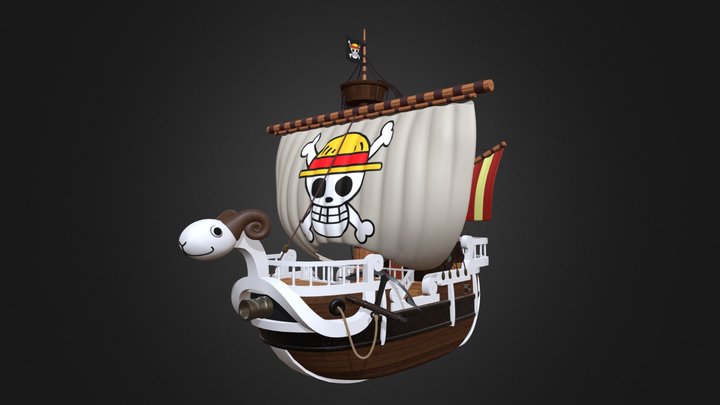 One Piece Going Merry 3D Model