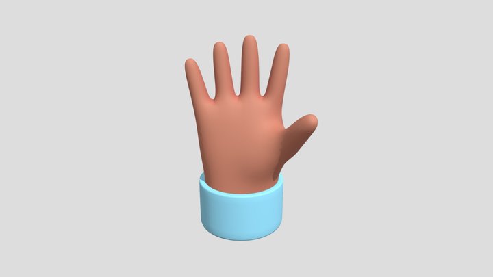 Hand_01_calm 3D Model