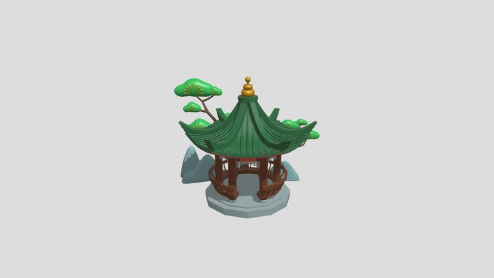 chinese pavilion 3D Model