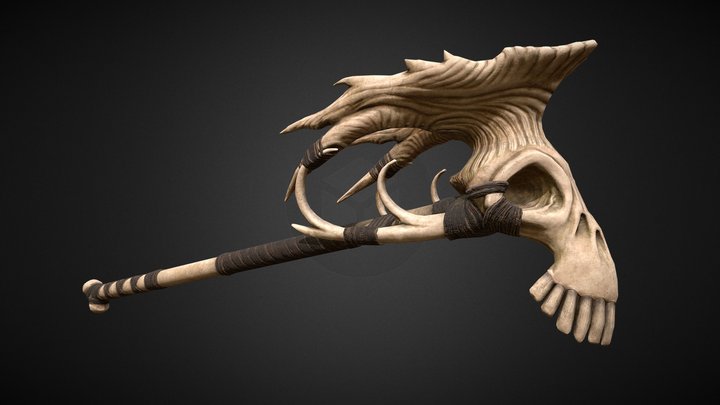 Horn Weapon: Warhammer 3D Model