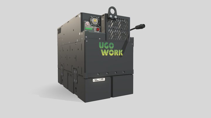 UgoWork 36V lithium-ion forklift battery 3D Model