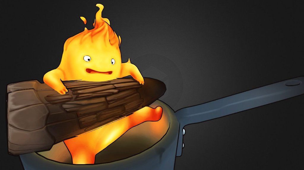 Calcifer - Howls Moving Castle 3D model 3D printable