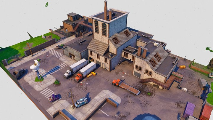 Flush Factory - Ingame Photogrammetry 3D Model