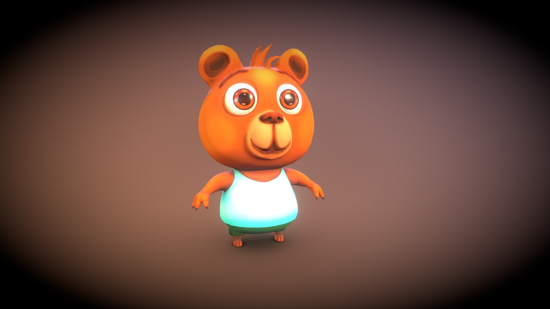 Bear Low Poly model for mobile game - 3D model by Linnik Pavel ...