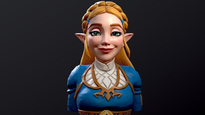 ZELDA BUSTO – Modello 3D gratuito STL