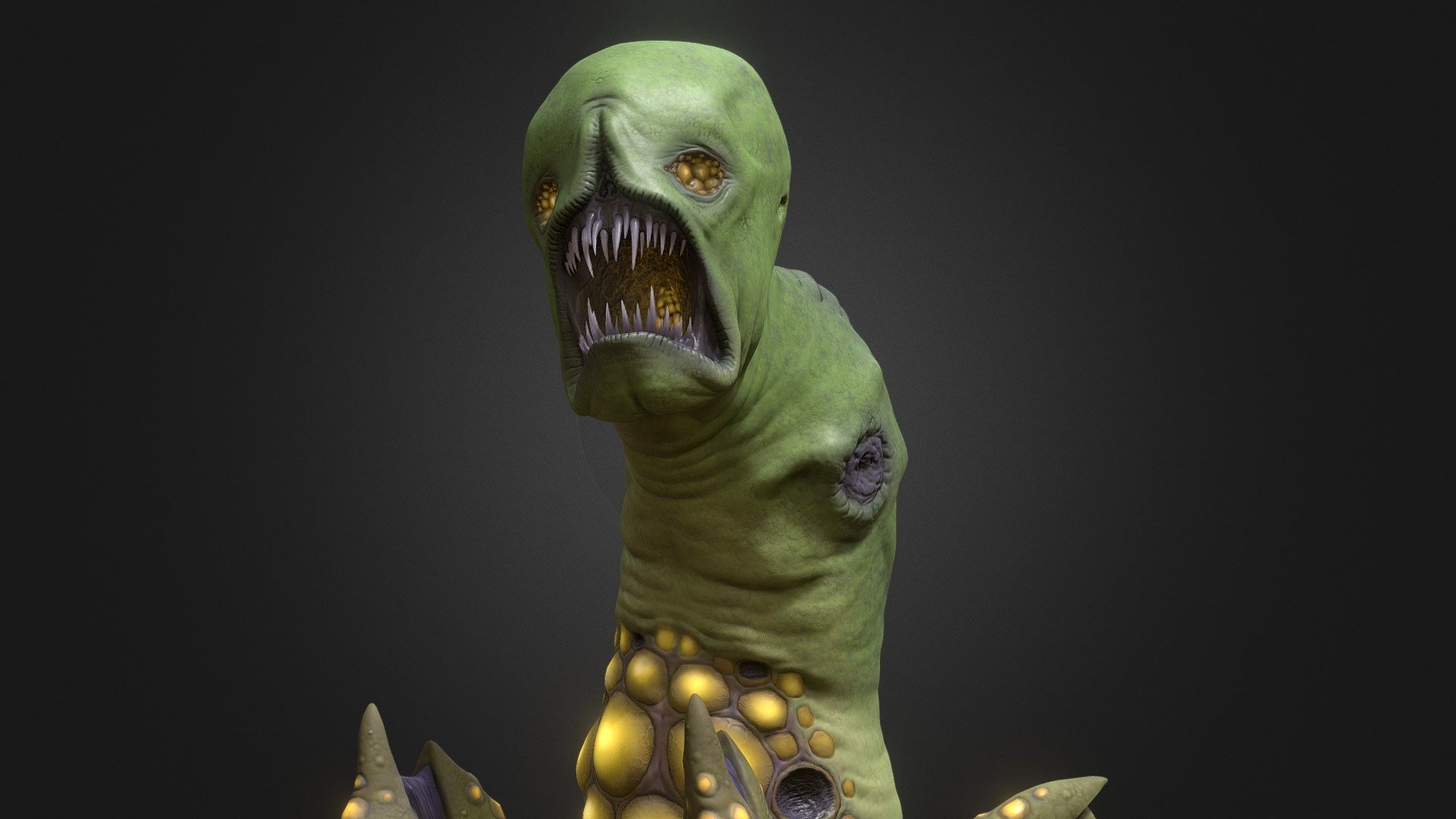 Minecraft - Realistic Creeper - Buy Royalty Free 3D model by