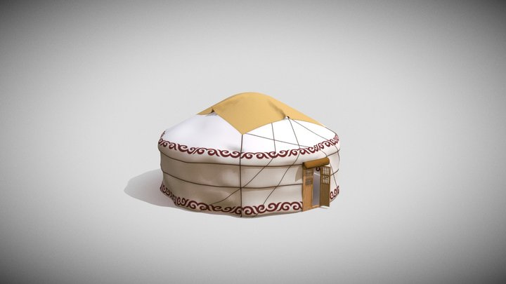 Yurt Kazakh 3D Model