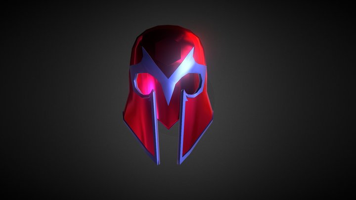Magneto Helmet Challenge 3D Model