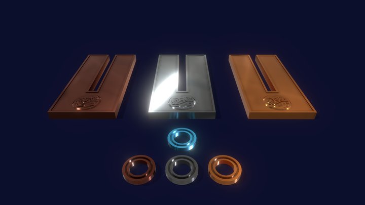 Water Nation Currency Avatar Last Air Bender 3D Model