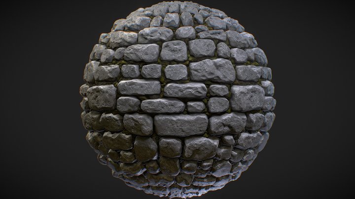 Seamless Rustic Stone Wall & Floor Texture 015