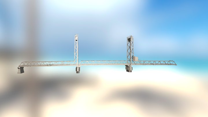 Memorial Bridge 3D Model