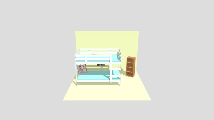 3dsMax作業_上下床舖 3D Model